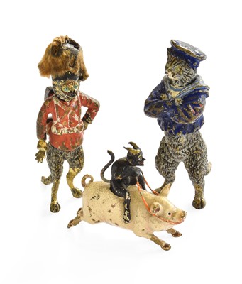 Lot 56 - Early 20th Century Vienna Cold Painted Bronzes...