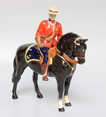 Lot 154 - Beswick Canadian Mountie, model No. 1375,...