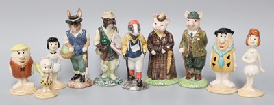 Lot 176 - Beswick Flinstone Limited Edition Figures,...