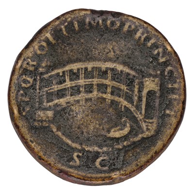 Lot 3 - Roman Imperial, Trajan Sestertius, 32mm, 27.2g,...