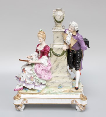 Lot 143 - A Vienna Type Porcelain Figure Group of...