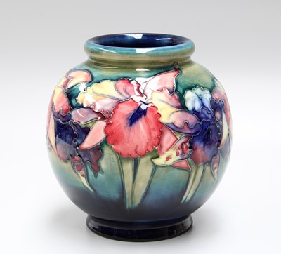 Lot 156 - A Walter Moorcroft Orchid and Spring Flowers...