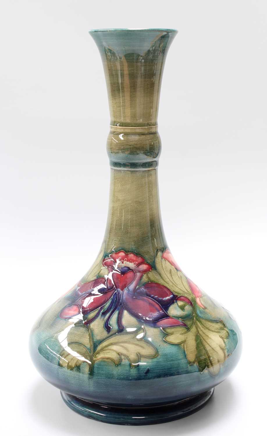 Lot 205 - A Walter Moorcroft Columbine Pattern Vase,...