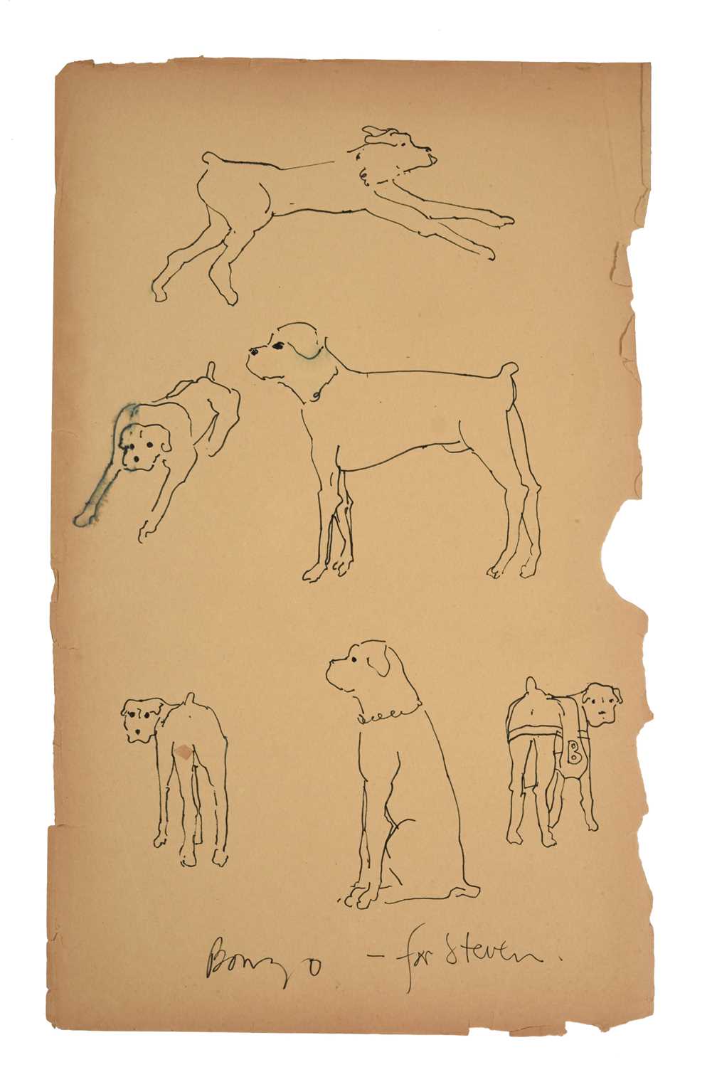 Harold Riley Dog Lot 535 - Harold Riley DL, DLitt, FRCS, DFA, ATC (1934-