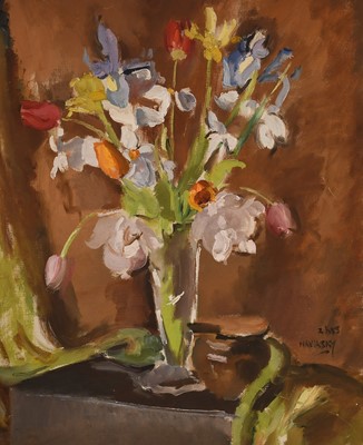 Lot 1028 - Philip Naviasky (1894-1983) "Flower Study"...