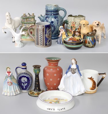 Lot 171 - Doulton Reynard the Fox Jug, Shelley Mabel...