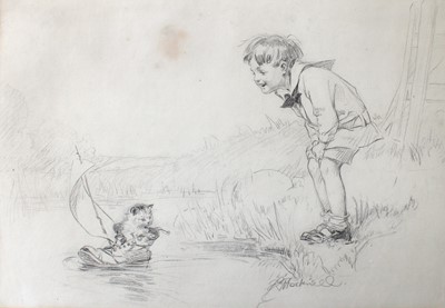 Lot 1058 - Lilian Hocknell (1891-1977) "Caution"...