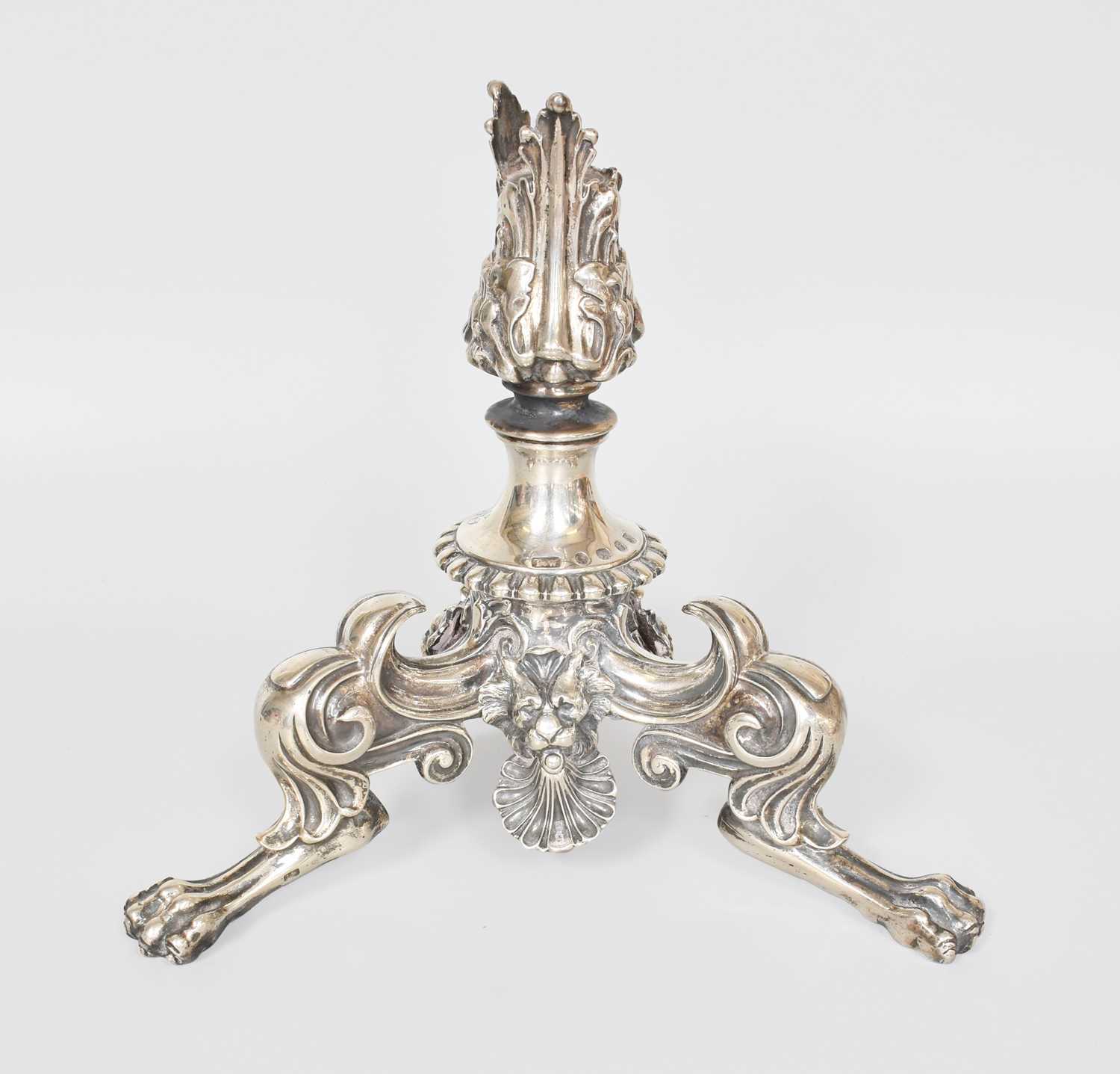 Lot 39 - A Victorian Silver Stand for a Vase, Makers...