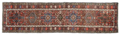 Lot 562 - Heriz Runner North West Iran, circa 1930 The...