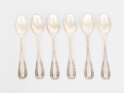 Lot 61 - A Set of Six Danish Silver Coffee-Spoons, by...