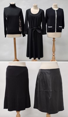 Lot 1181 - Missoni Black Merino Wool Skirt, graduated...