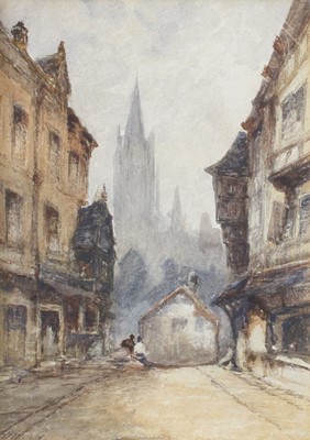 Lot 1017 - Paul Marny (1829-1914) Continental street...