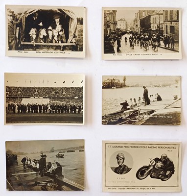 Lot 265 - Sport Postcards. A collection of approximately...