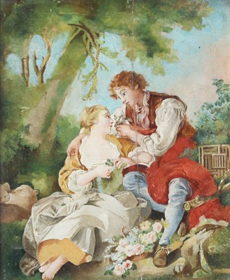 Lot 1050 - Julien E* L* Lanet (19th Century) Courting...