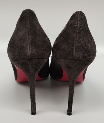 Lot 1160 - Pair of Christian Louboutin Elisa 85 Veau...