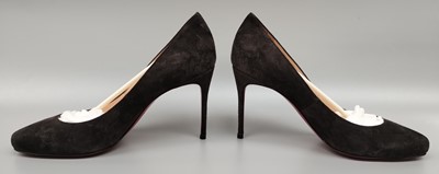 Lot 1160 - Pair of Christian Louboutin Elisa 85 Veau...