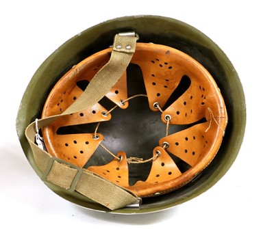 Lot 179 - Two Second World War Brodie Helmets, one with...