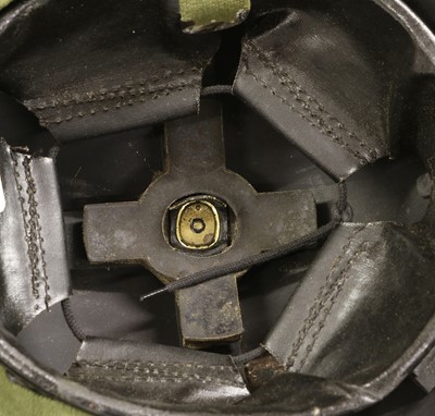 Lot 179 - Two Second World War Brodie Helmets, one with...