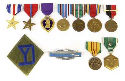 Lot 62 - A Second World War US Posthumous Group of...