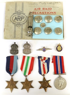 Lot 64 - A Second World War Group of Four Medals,...