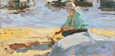 Lot 553 - Tom Coates NEAC (1941-2023) Portrait of the...