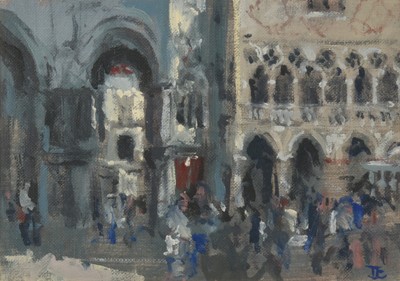 Lot 597 - Tom Coates NEAC (1941-2023) Figures in St...