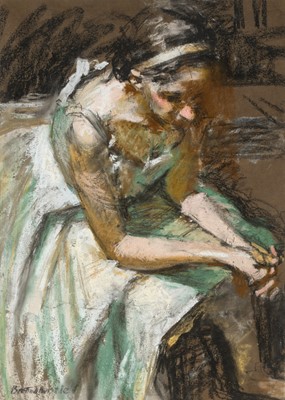 Lot 1039 - Cecil Birtwhistle (1910-1990) Seated ballet...