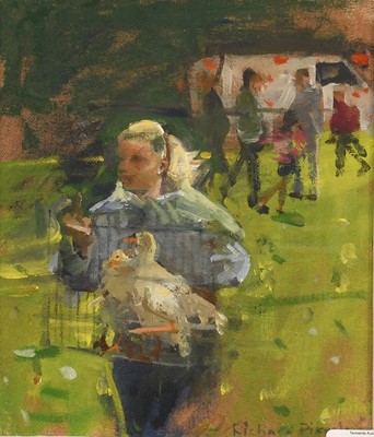 Lot 1018 - Richard Pikesley RWS, PPNEAC (b.1951) “At the...