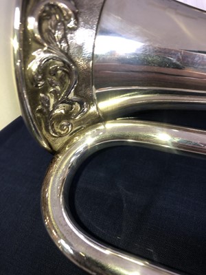 Lot 2048 - A Pair of Victorian Silver Ceremonial Trumpets