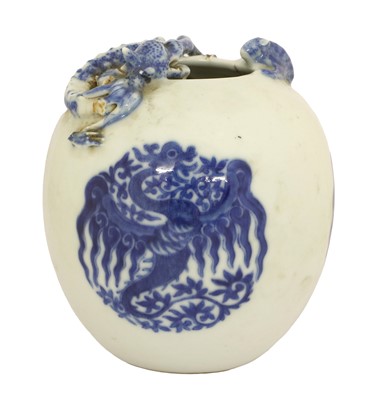 Lot 138 - A Chinese Porcelain Jar, Yongzheng reign mark...