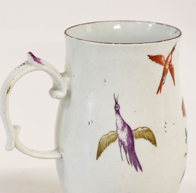 Lot 7 - A Longton Hall Porcelain Mug, circa 1755, of...