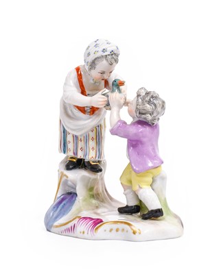 Lot 97 - A Furstenberg Porcelain Figure Group, late...