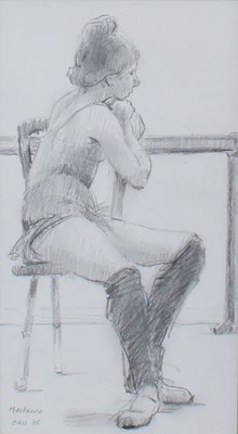 Lot 1010 - Pat Maclaurin (1933-2022) “Adjusting the Shoe”...