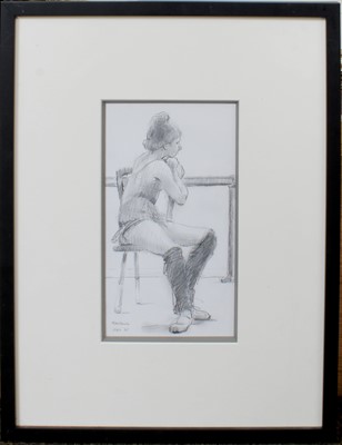 Lot 1010 - Pat Maclaurin (1933-2022) “Adjusting the Shoe”...