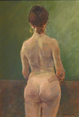 Lot 1252 - Pat Maclaurin (1933-2022) Standing Nude Signed,...