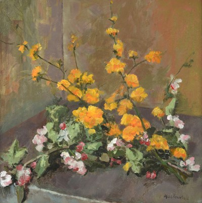 Lot 587 - Pat Maclaurin (1933-2022) Blossom Signed, oil...