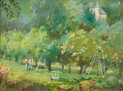 Lot 543 - Pat Maclaurin (1933-2022) “Apple Orchard...