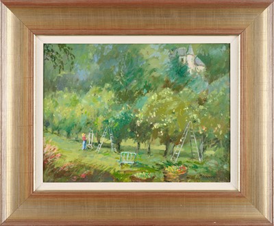 Lot 543 - Pat Maclaurin (1933-2022) “Apple Orchard...