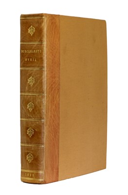 Lot 114 - Burckhardt (John Lewis). Travels in Syria, and...