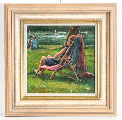 Lot 1028 - Pat Maclaurin (1933-2022) “Lazy Afternoon”...
