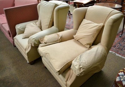 Lot 705 - Pair of 1950's armchairs