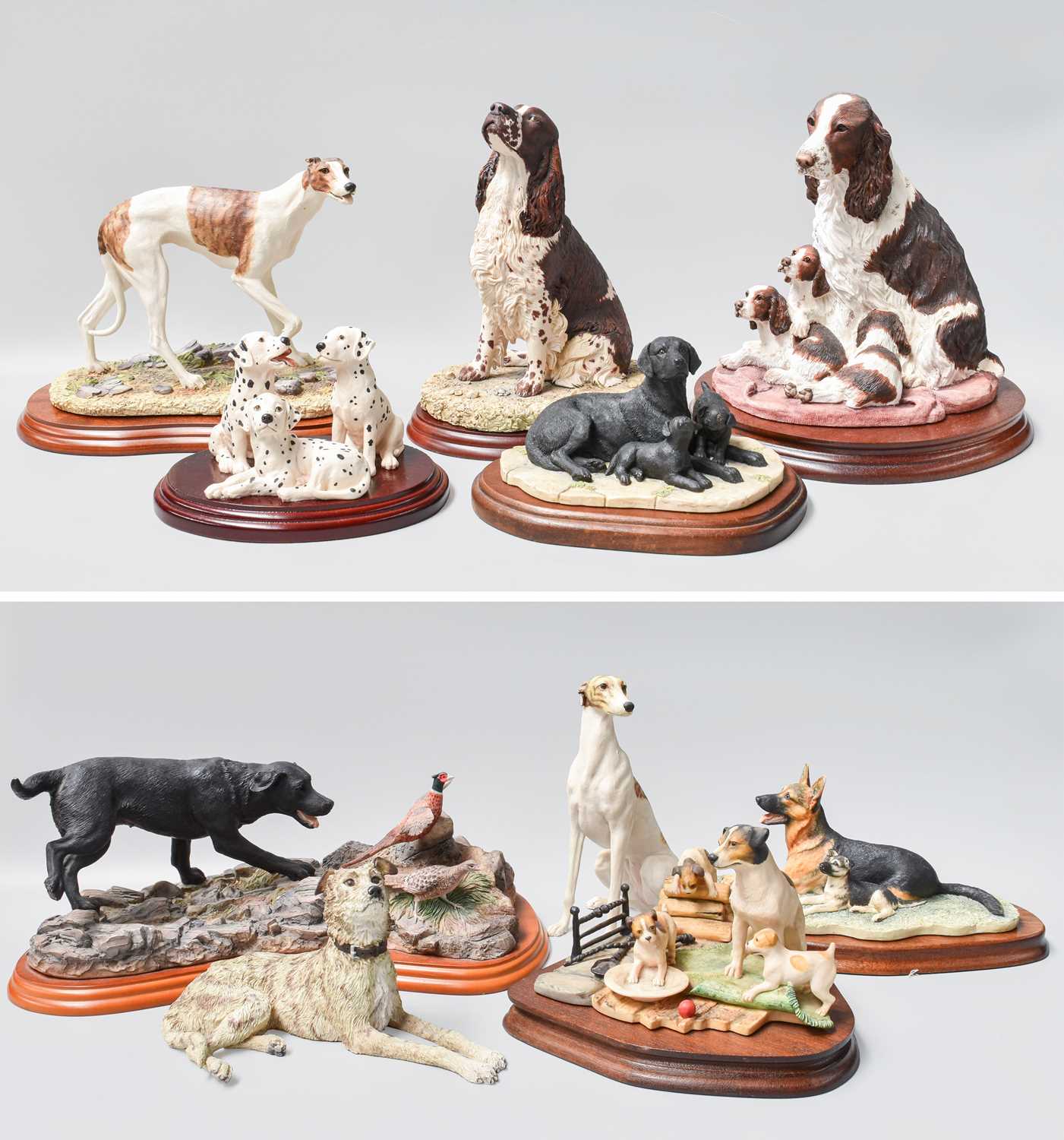 Lot 225 Border Fine Arts Dog Models, including