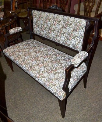 Lot 714 - An early 20th century two seater settee