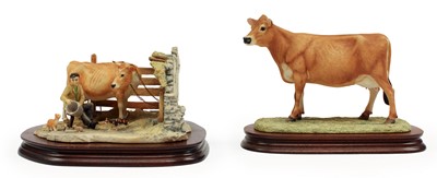 Lot 136 - Border Fine Arts 'Jersey Cow' (Polled), model...