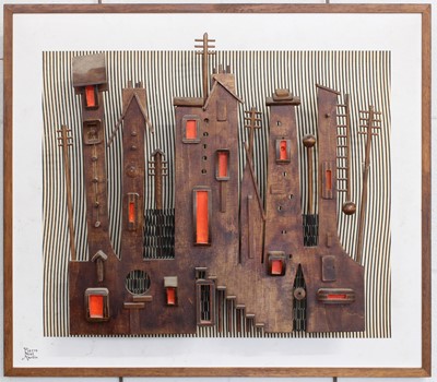 Lot 1095 - Pierre Noel Martin (20th Century) "Townscape"...