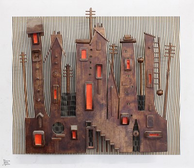 Lot 1095 - Pierre Noel Martin (20th Century) "Townscape"...