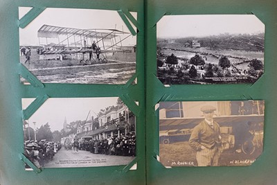 Lot 257 - Four Vintage Postcard Albums. A variety of...