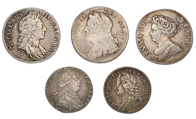 Lot 33 - Anne, Shilling 1711, fourth bust, plain angles...