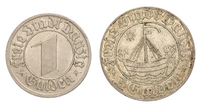 Lot 124 - Free City of Danzig, 2 Gulden 1932, ship...