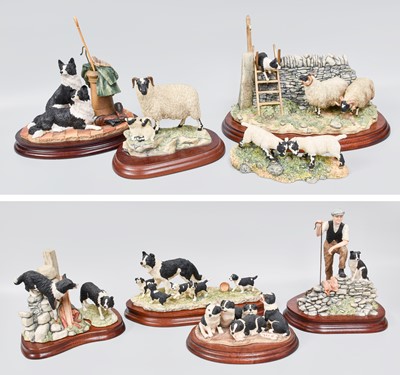 Lot 227 - Border Fine Arts Collie Models Including 'Time...